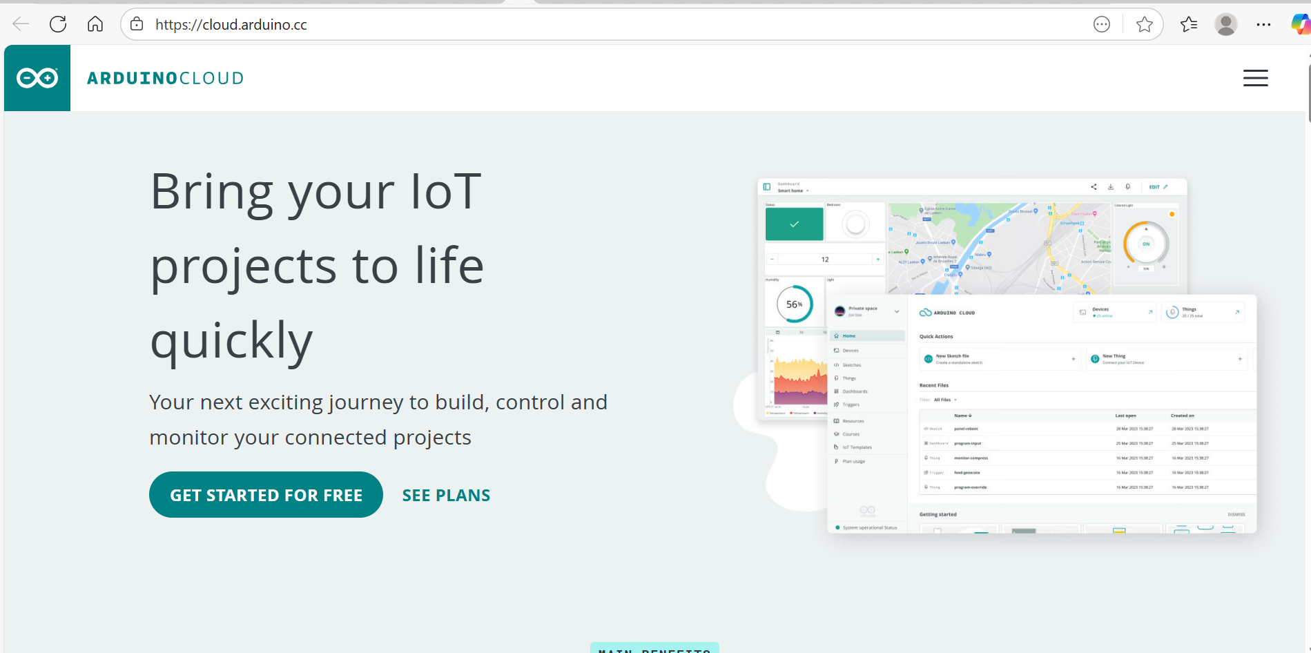 Arduino cloud editor | Electronics with Arduino
