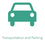 transportation and parking symbol