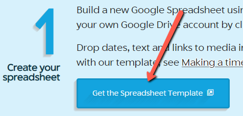 Copy the Google Sheets template