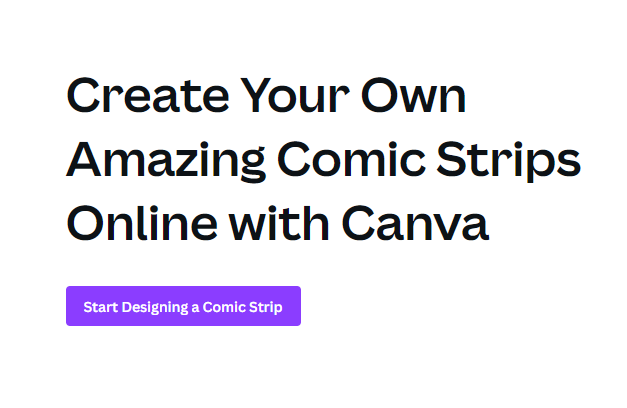 start designing a comic strip button.