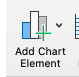 Add chart element icon