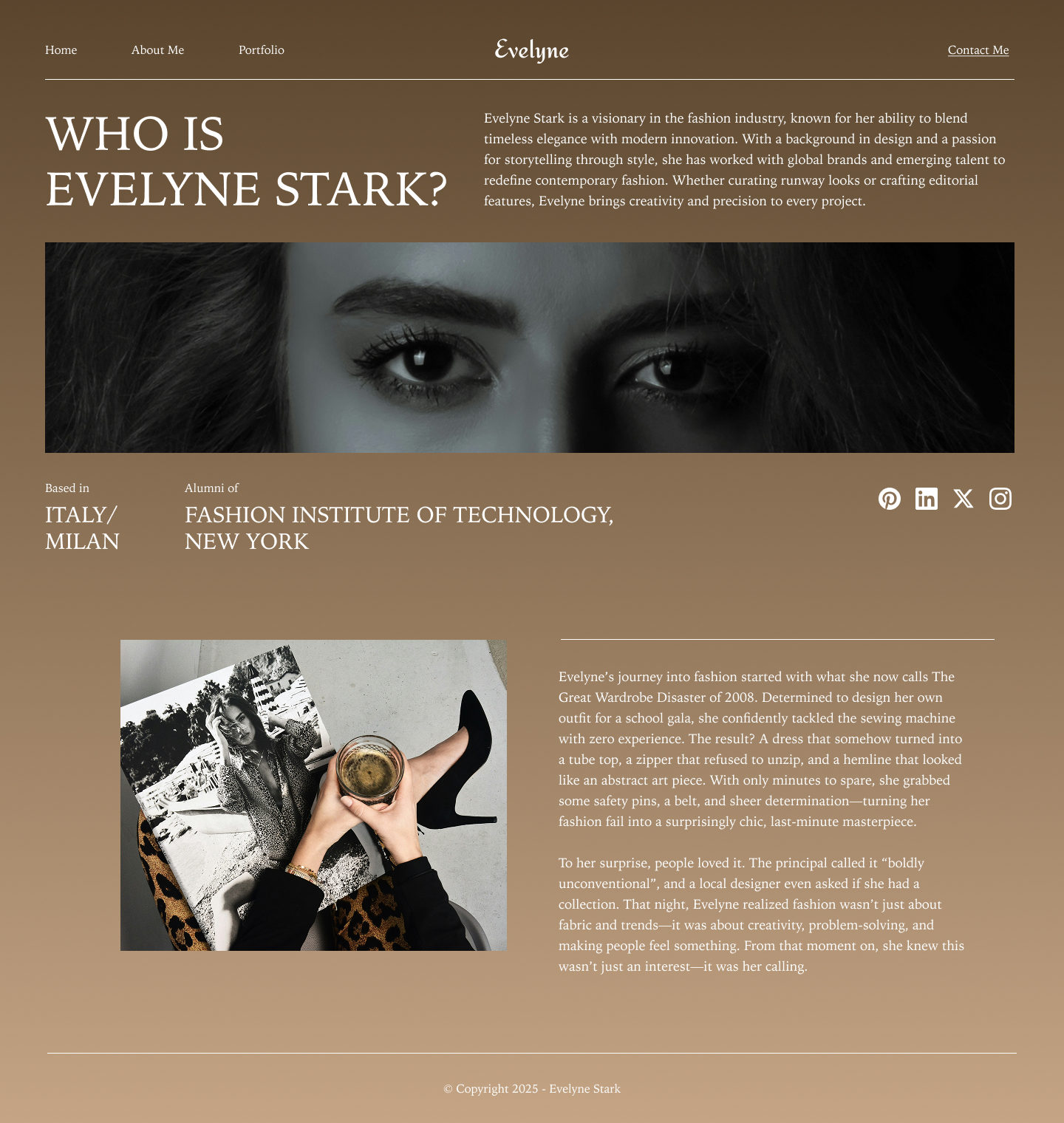 Final About Me Page Design