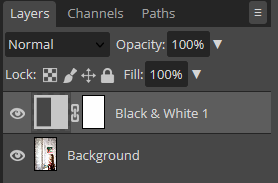 Layers Black and White 1