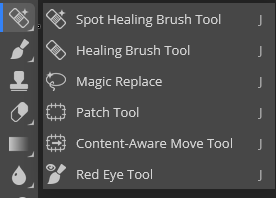 Spot healingbrush