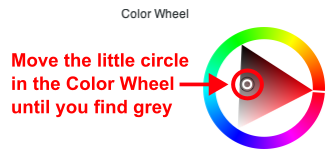 Inkscape Color Wheel selector