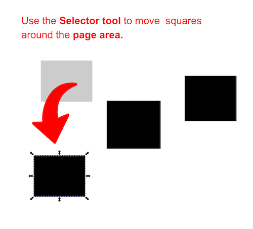 Inkscape move object practice