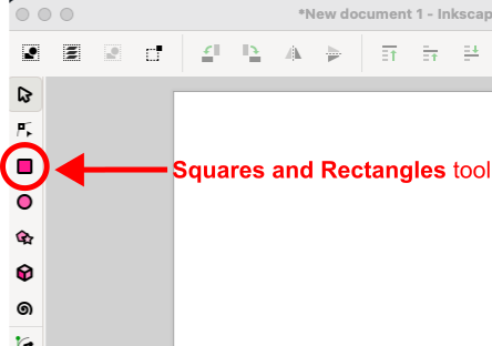 Inkscape squares and rectangles tool location