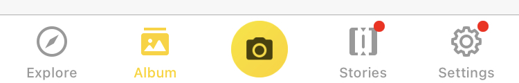 camera menu icon