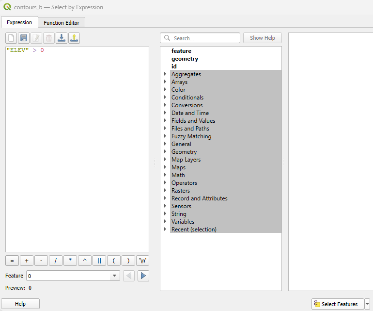 QGIS input expression