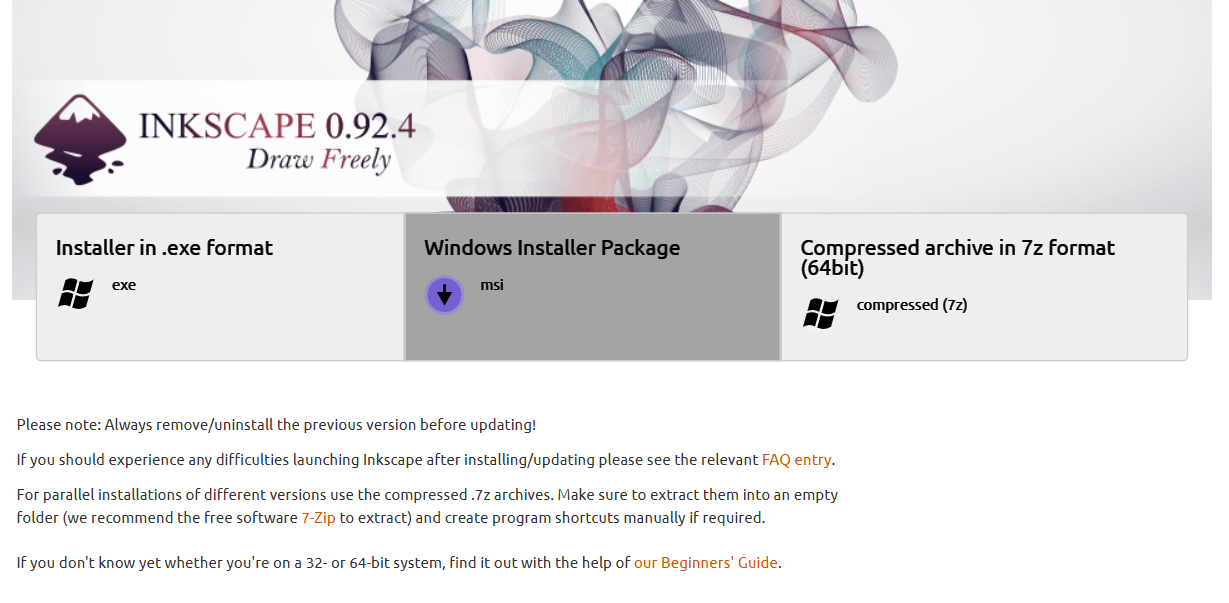 Inkscape Installer