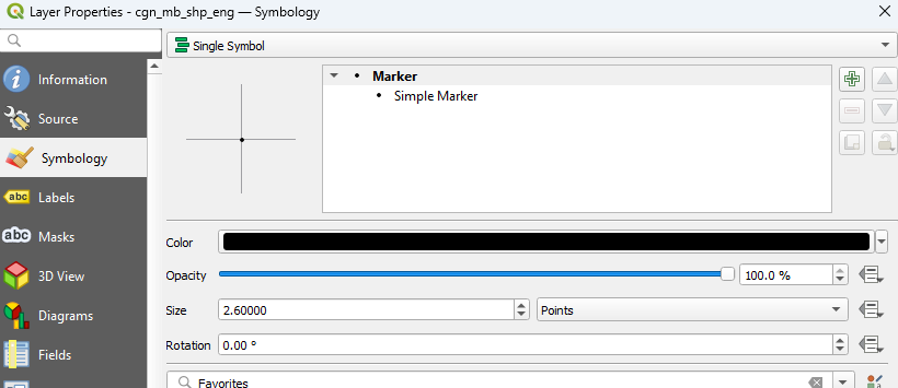 QGIS symbol editing