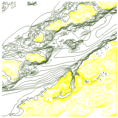 contours selected