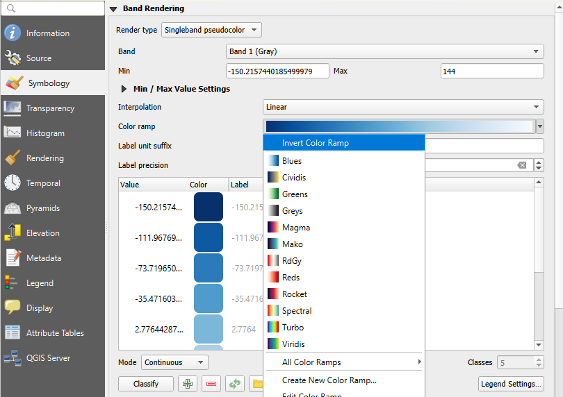 QGIS edit symbology
