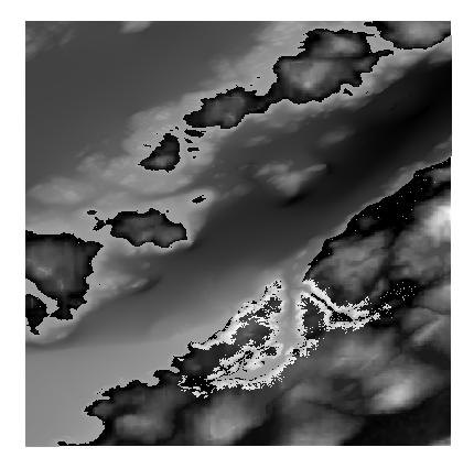 trimmed raster