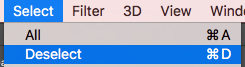deselect option