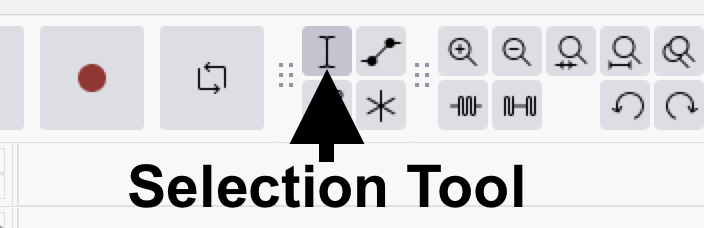 Audacity's Selection Tool icon