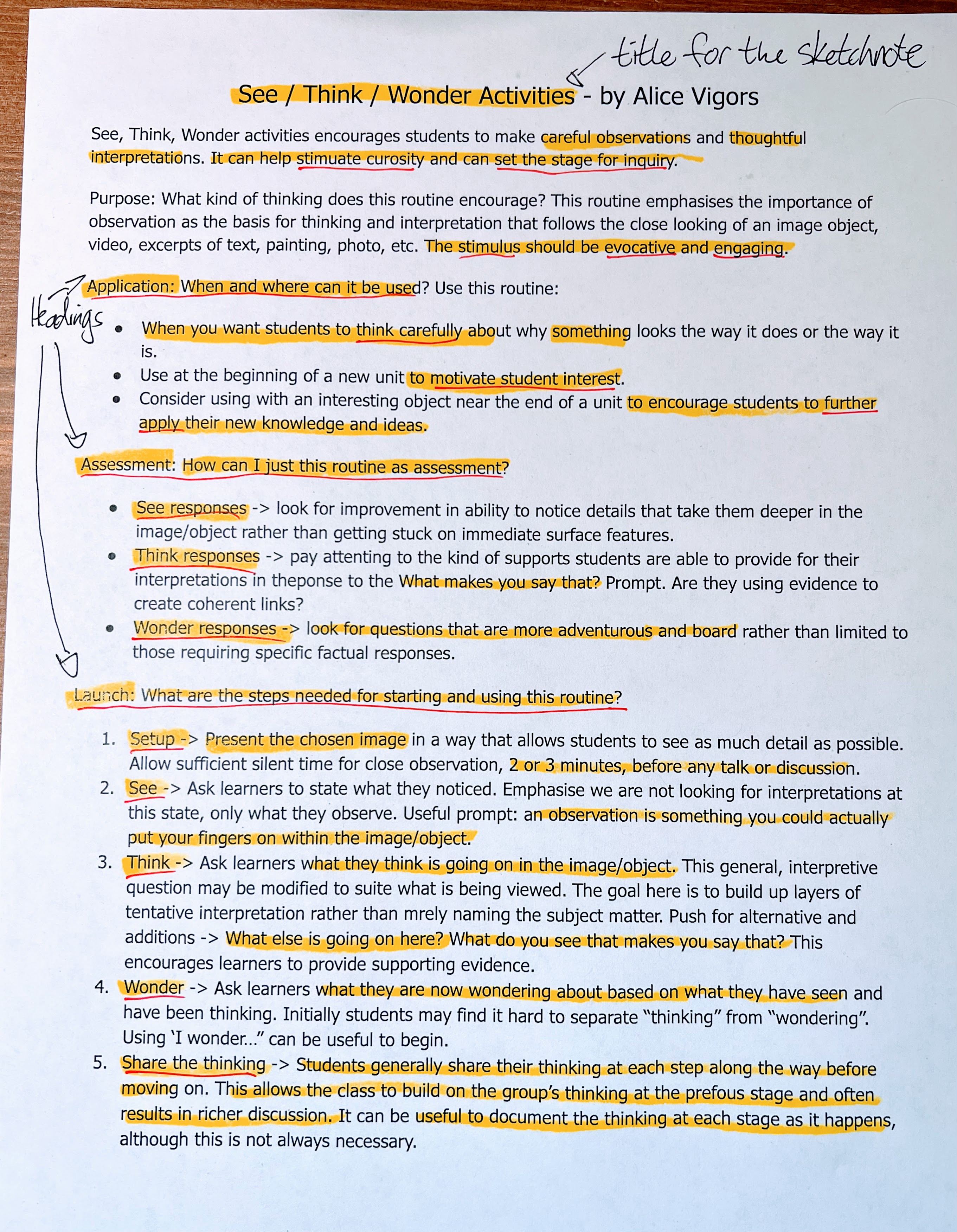 highlighted text