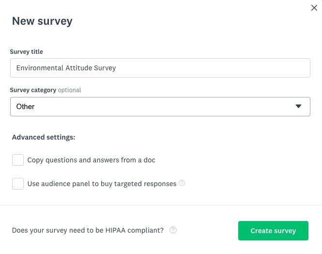 name survey