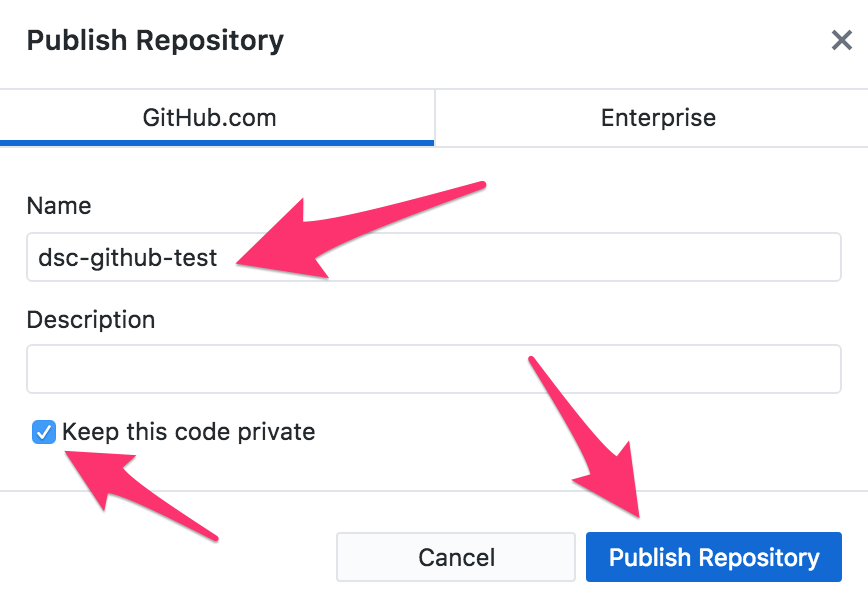 publish repository